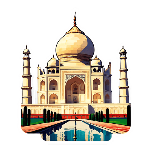 Taj Mahal Decal - Sticker - Heat Press Transfer