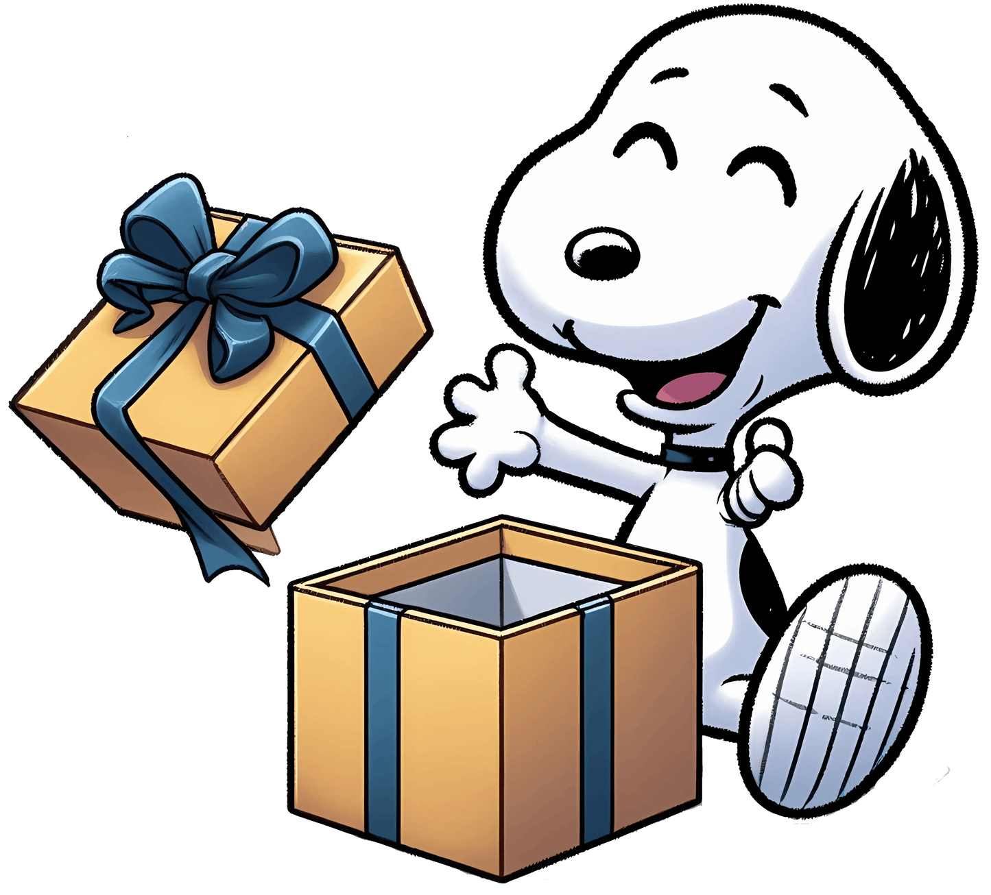 The Peanuts Snoopy Gift Valentine's Day Heart Design - DTF Ready To Press - Heat Press Transfer