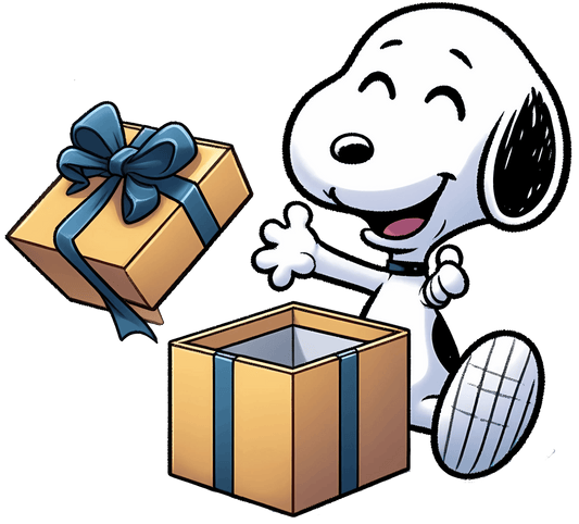 The Peanuts Snoopy Gift Valentine's Day Heart Design - DTF Ready To Press - Heat Press Transfer