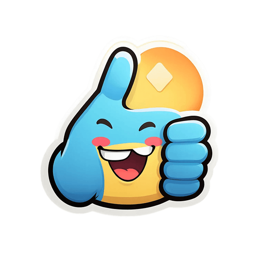 Thumbs Up Emoji - Sticker - Heat Press Transfer