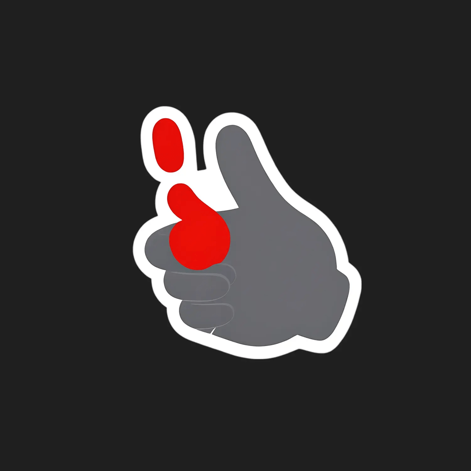 Thumbs Up Symbol - Sticker - Heat Press Transfer