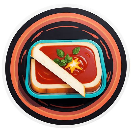 Tomato Sauce Art - UV DTF Sticker - Heat Press Transfer