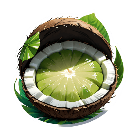 Tropical Lime Coconut - Sticker - Heat Press Transfer