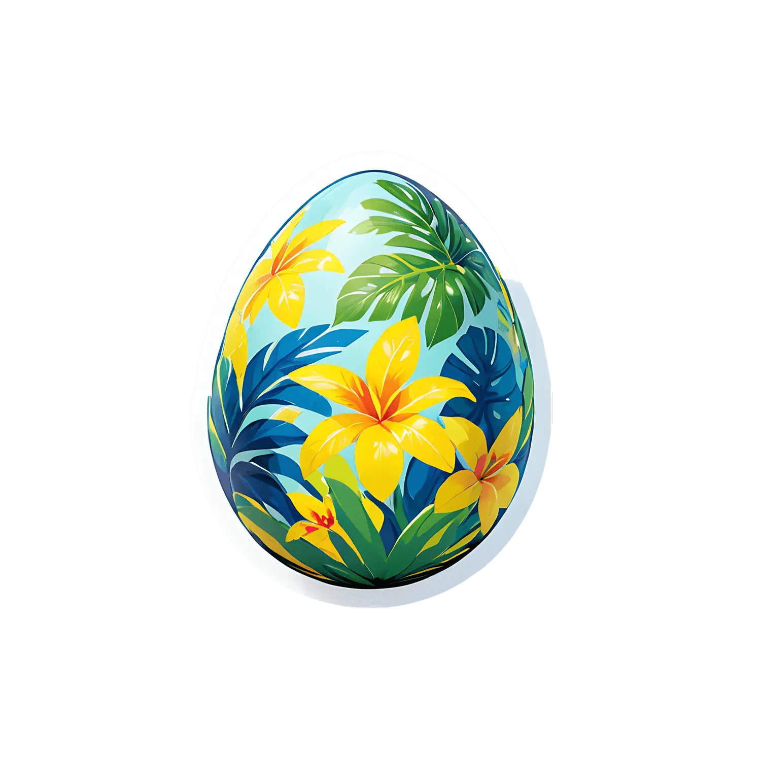 Tropical Paradise - UV DTF Sticker - Heat Press Transfer