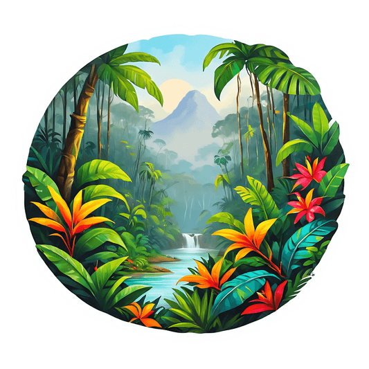 Tropical Paradise - Sticker - Heat Press Transfer