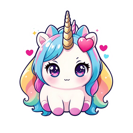 Unicorn Magic - Cute Unicorn Sticker - Heat Press Transfer