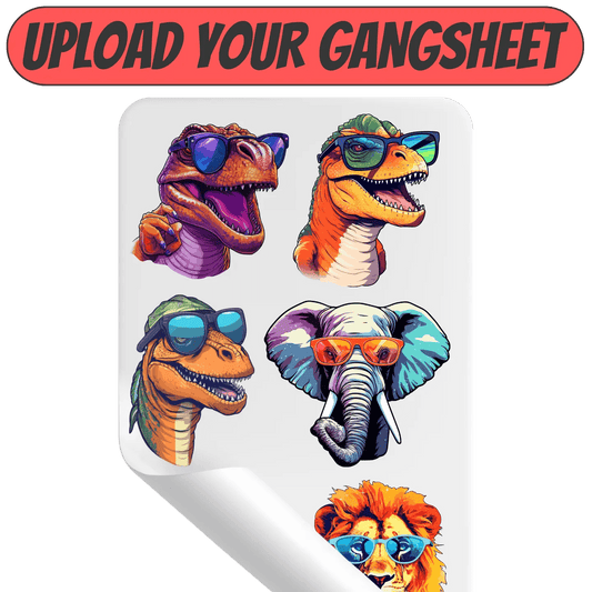 Upload DTF Gang Sheets - Heat Press Transfer