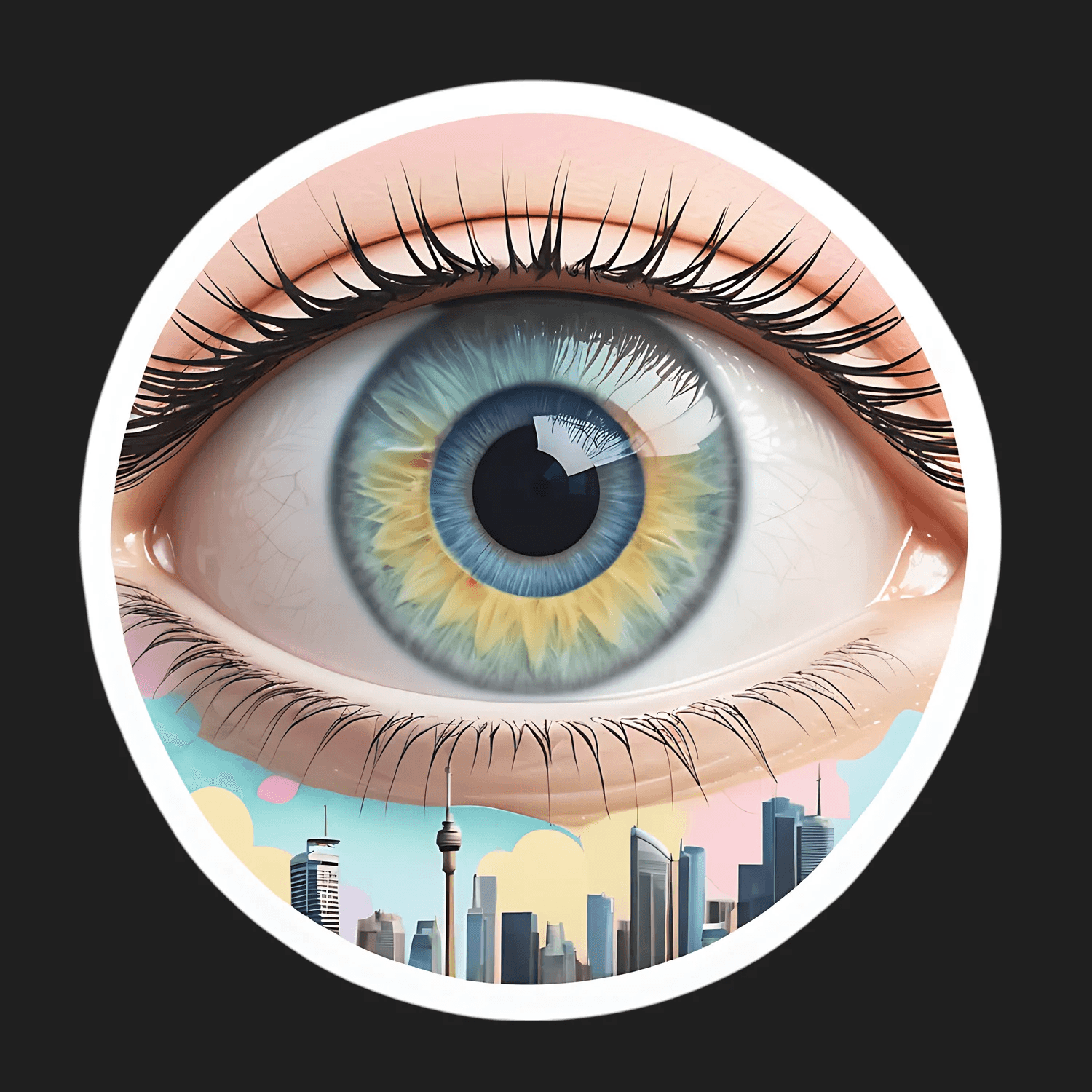 Urban Vision Eye - Sticker - Heat Press Transfer