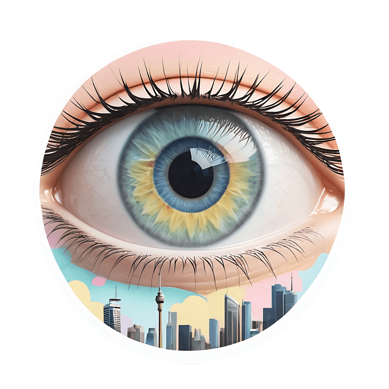 Urban Vision Eye - Sticker - Heat Press Transfer