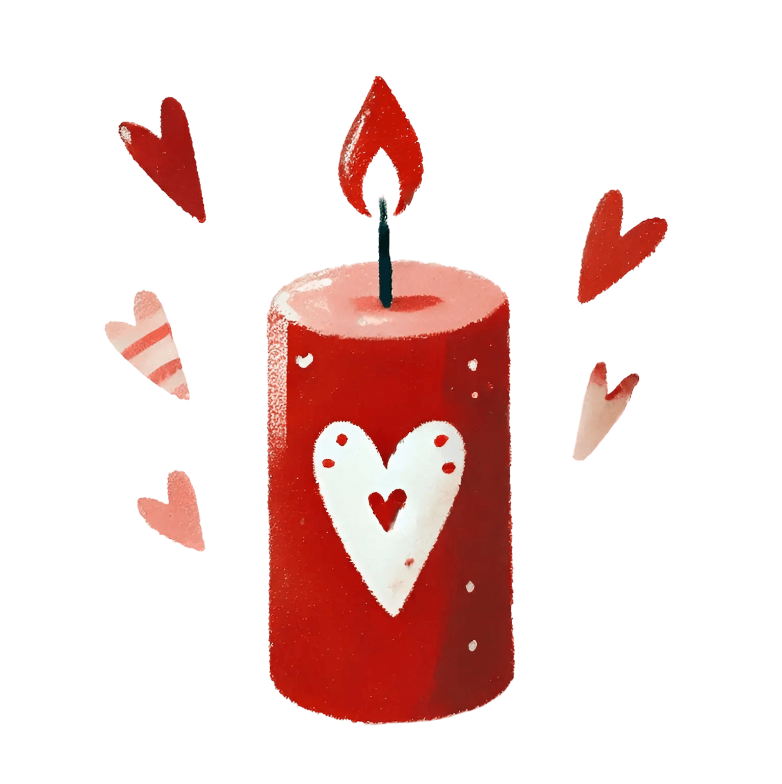 Valentine's Day Candle Design | DTF Center - Heat Press Transfer