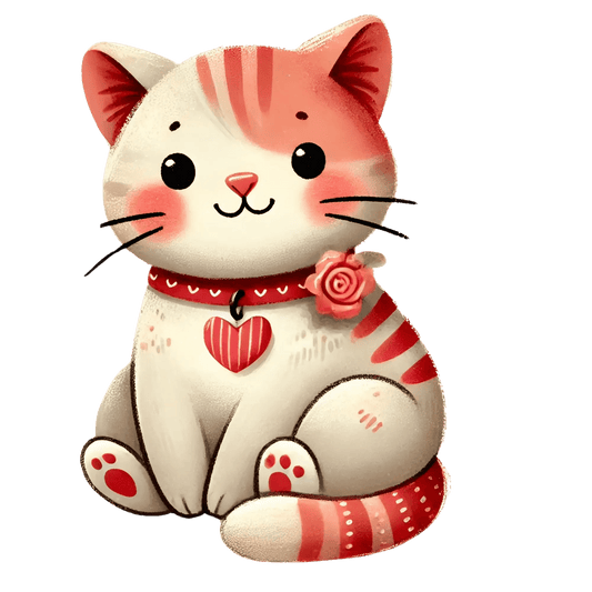 Valentine's Day Cat Lover Design | DTF Center - Heat Press Transfer