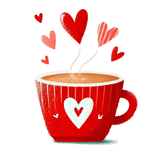 Valentine's Day Coffee Lover | DTF Center - Heat Press Transfer