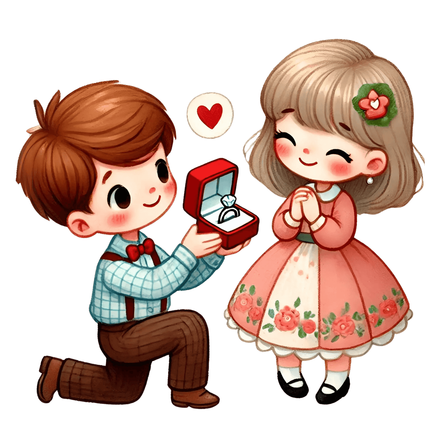 Valentine's Day Couple Design | DTF Center - Heat Press Transfer
