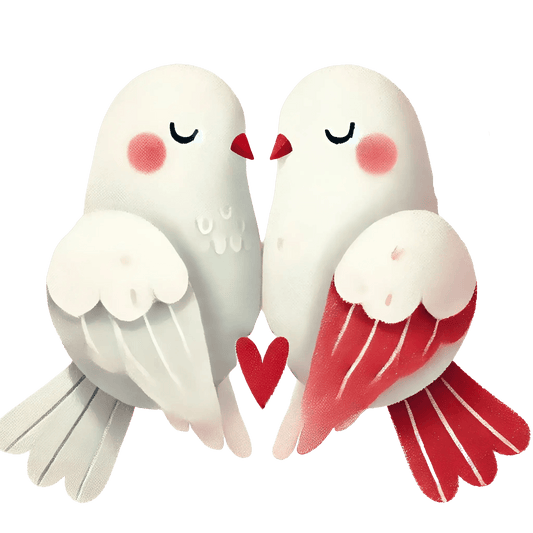Valentine's Day Dove Lover Design | DTF Center - Heat Press Transfer