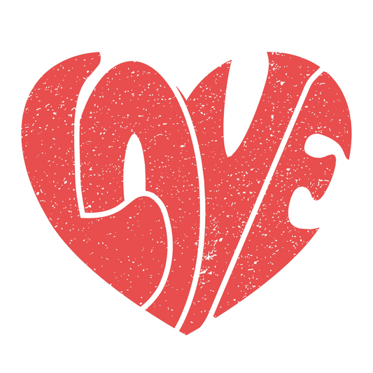 Valentine's Day Love Design | DTF Center - Heat Press Transfer