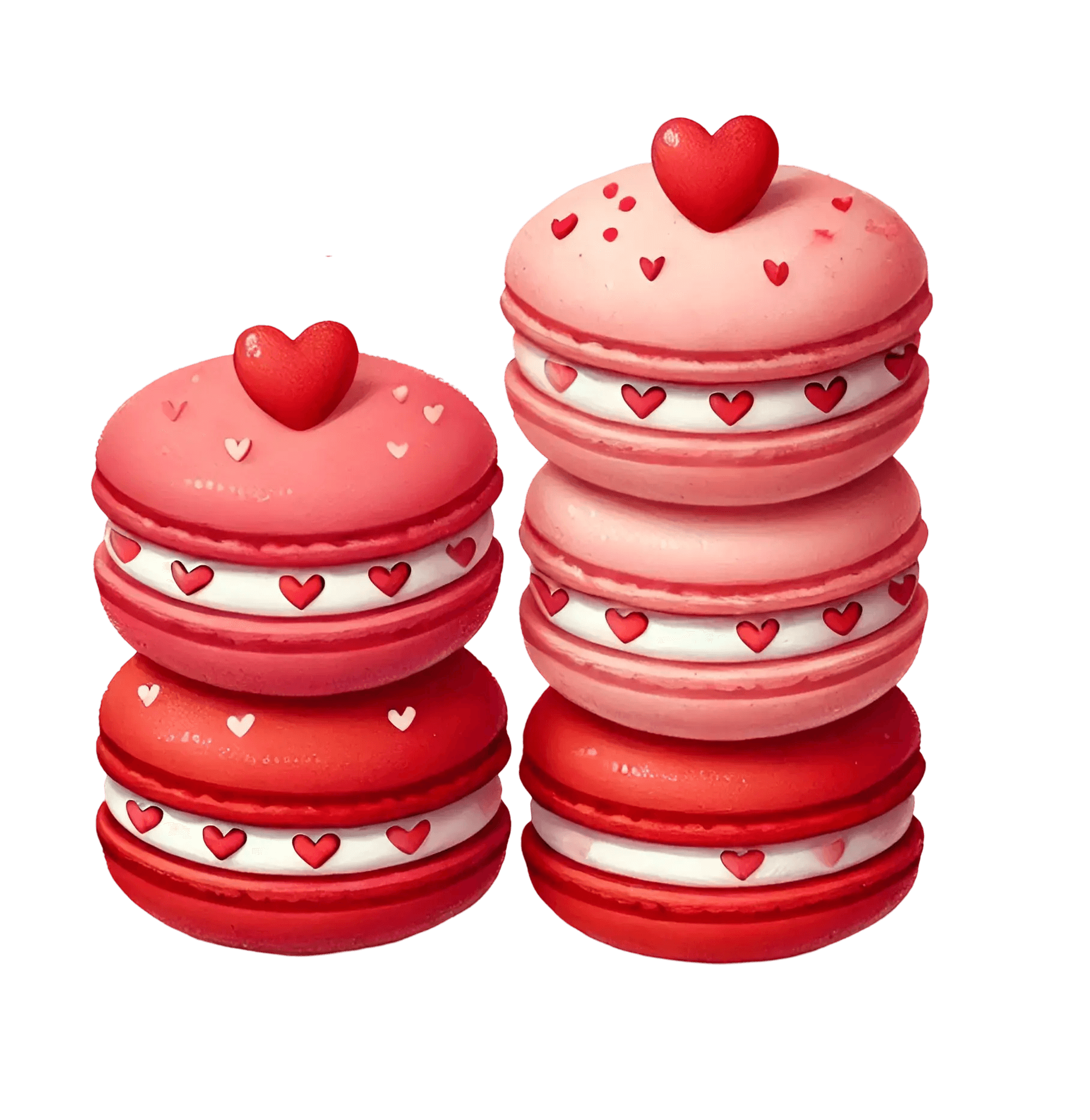 Valentine's Day Macarons Design | DTF Center - Heat Press Transfer
