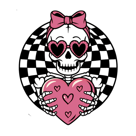 Valentine's Day Skeleton | DTF Center - Heat Press Transfer