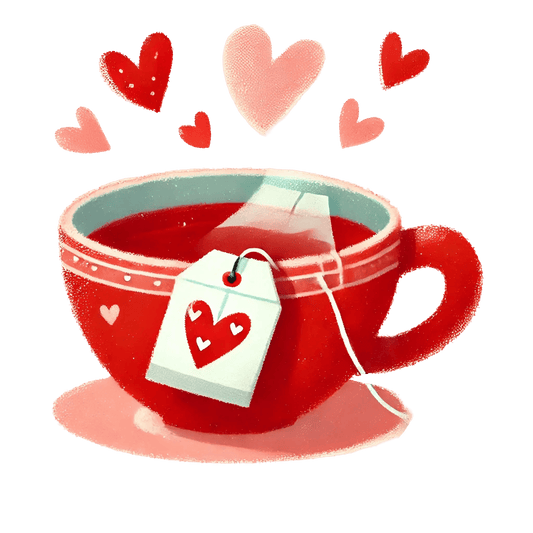 Valentine's Day Tea Design | DTF Center - Heat Press Transfer