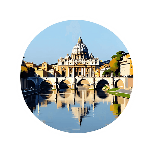 Vatican View - Sticker - Heat Press Transfer