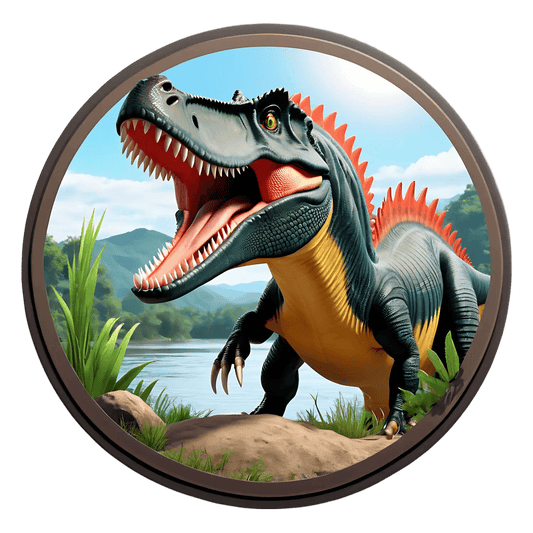 Vibrant Dinosaur Sticker - Exciting UV Graphic - Heat Press Transfer