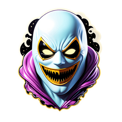 Villainous Grin - Sticker - Heat Press Transfer