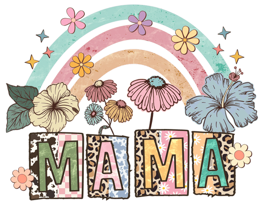 Vintage Mama Design - DTF Ready To Press - Heat Press Transfer