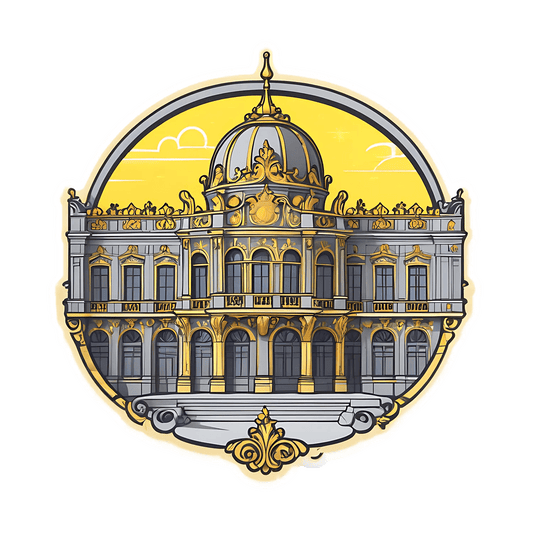 Vintage Architecture - Elegant Sticker - Heat Press Transfer