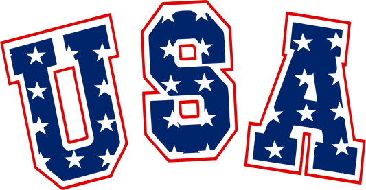 4th Of July USA Design - DTF Ready To Press - Heat Press Transfer