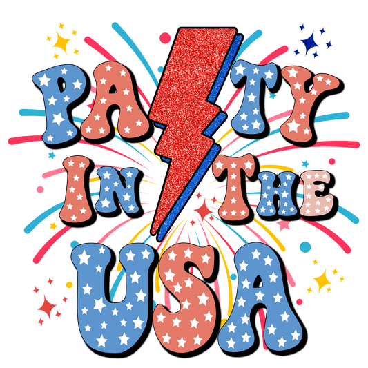 Part In The USA Design - DTF Ready To Press - Heat Press Transfer
