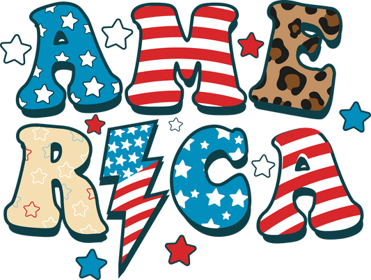 America Design - DTF Ready To Press - Heat Press Transfer