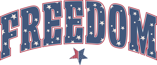 4th Of July Freedom Design - DTF Ready To Press - Heat Press Transfer