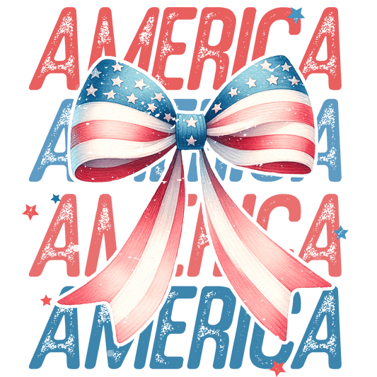 Cute American Girl Design - DTF Ready To Press - Heat Press Transfer