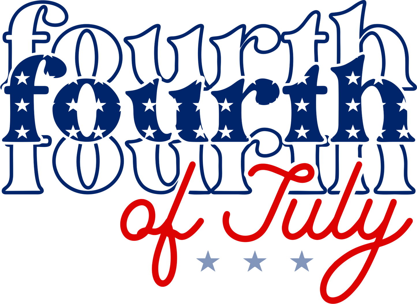 Fourth of July Design DTF-Ready to Press | Heat Press Transfer - Heat Press Transfer
