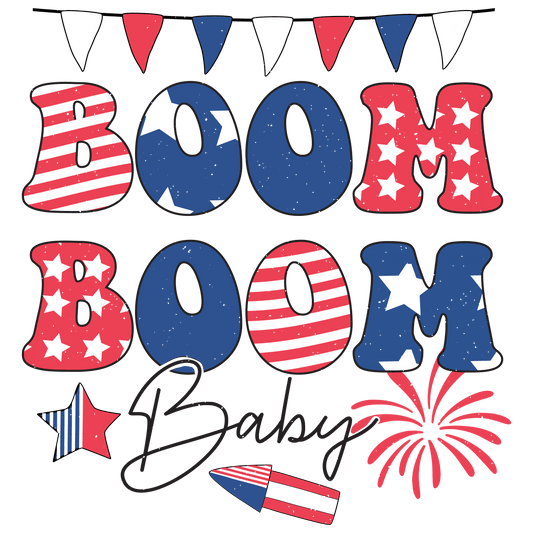 4th Of July Party Design - DTF Ready To Press - Heat Press Transfer