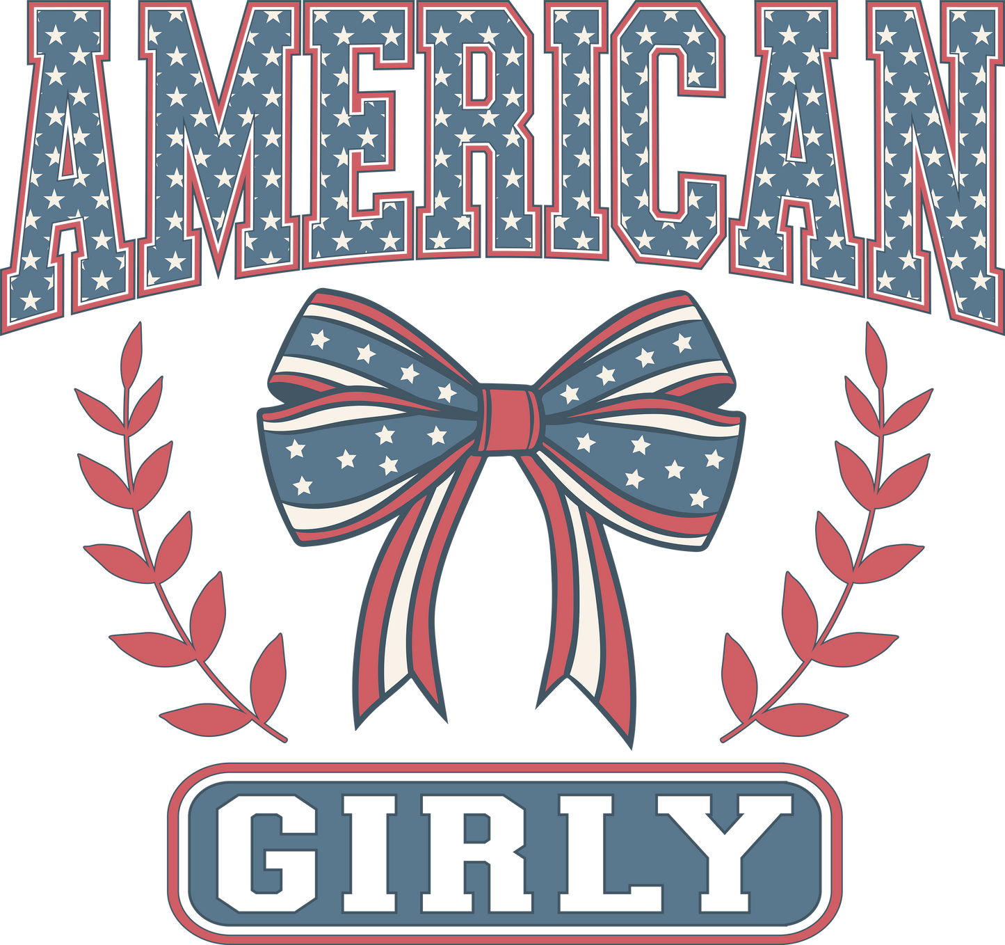 American Girl Design DTF - Ready to Press (V2) | Heat Press Transfer - Heat Press Transfer