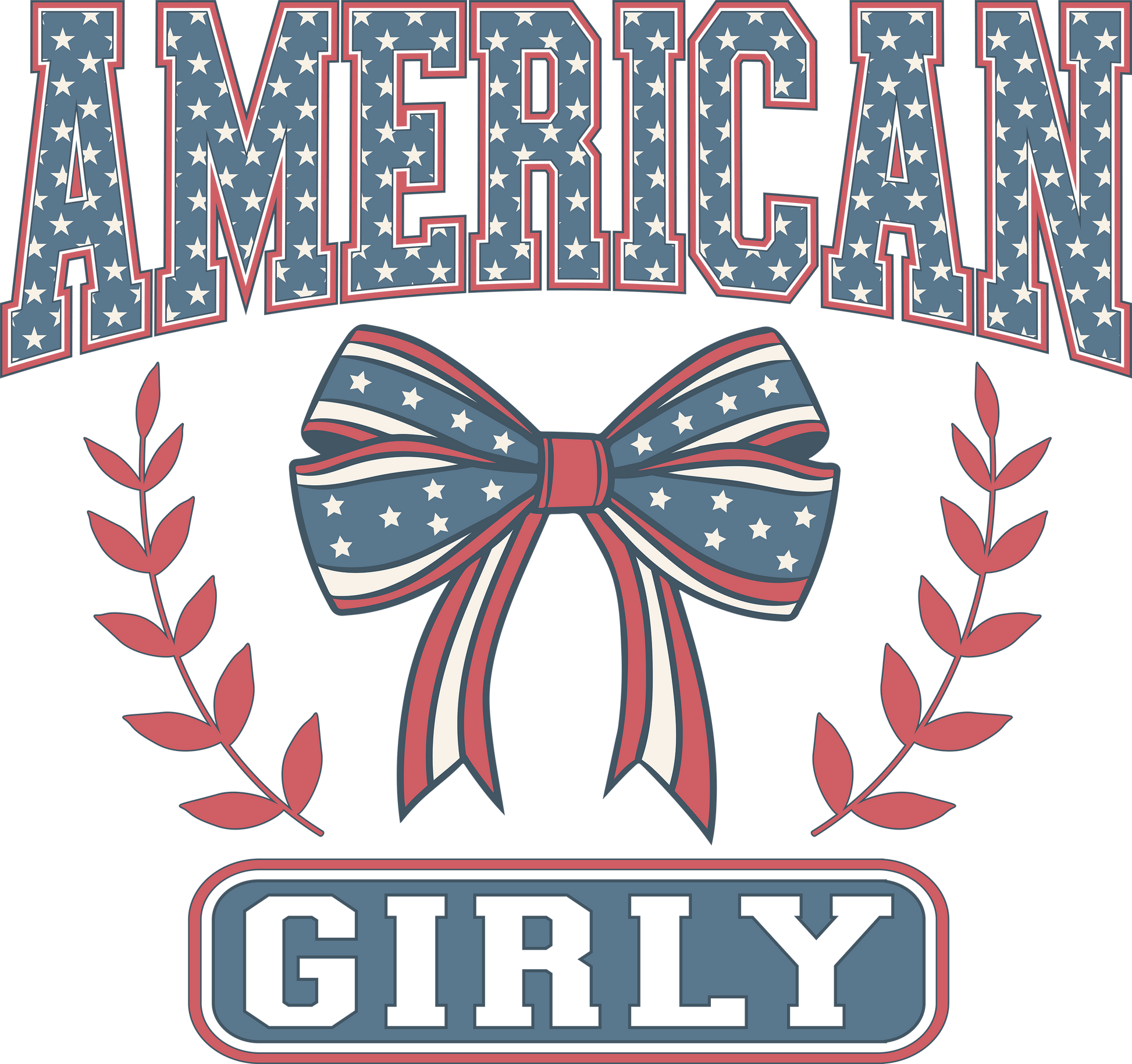 American Girl Design DTF - Ready to Press (V2) | Heat Press Transfer - Heat Press Transfer