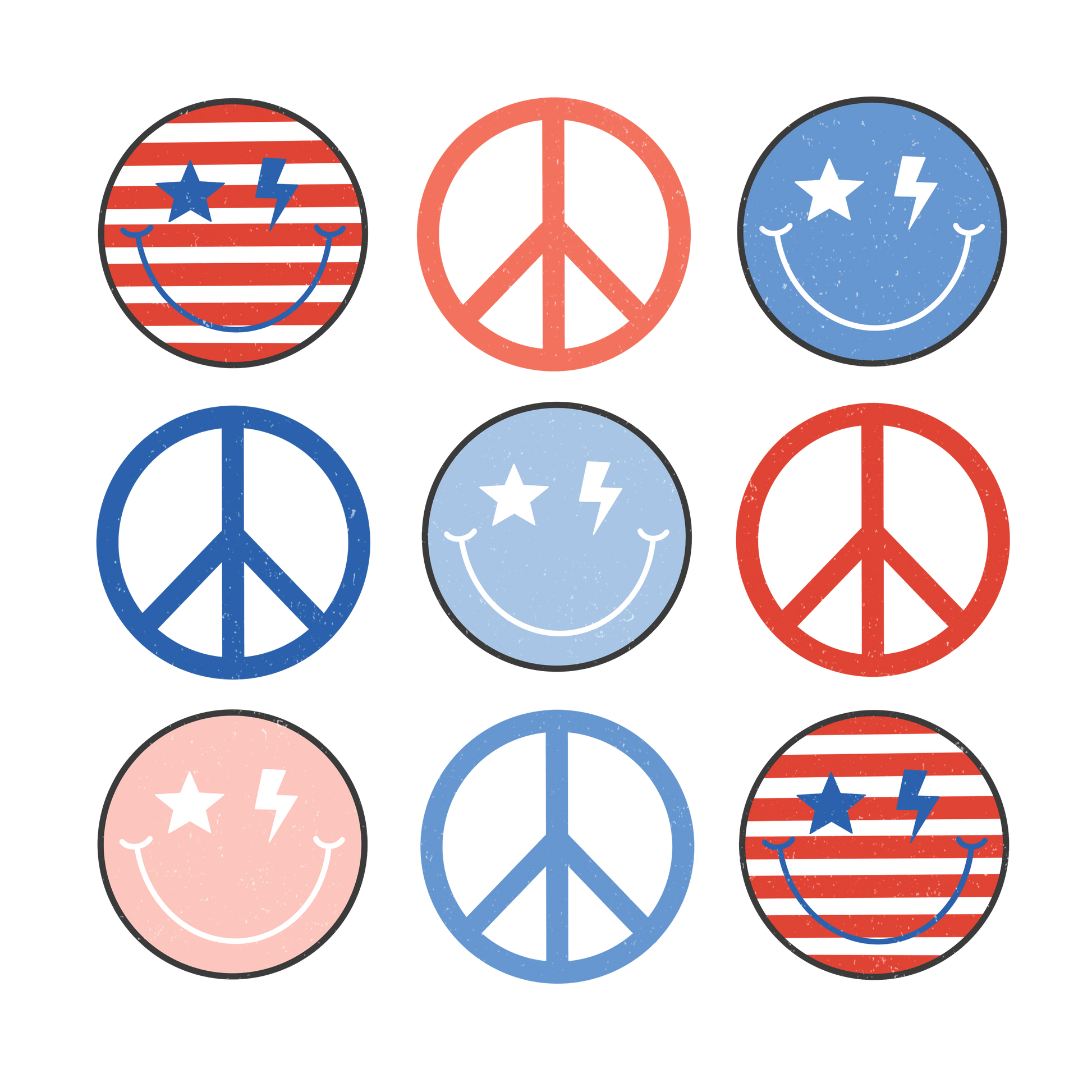 4th of July Design DTF - Ready to Press V1 | Heat Press Transfer - Heat Press Transfer