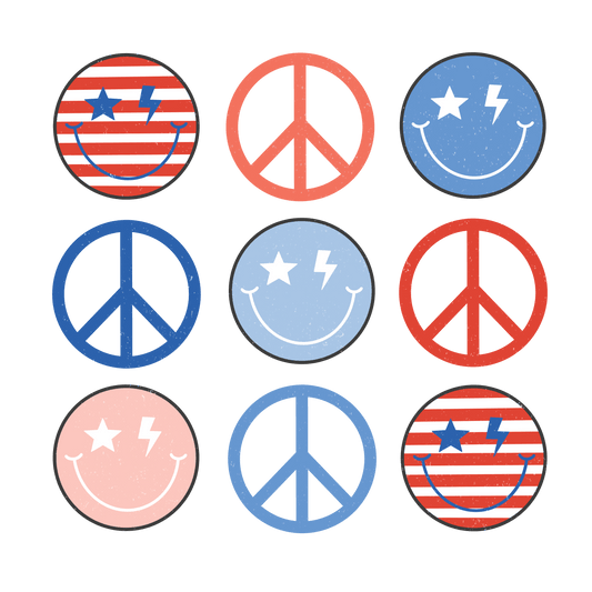 4th of July Design DTF - Ready to Press V1 | Heat Press Transfer - Heat Press Transfer