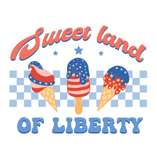 Sweet Land of Liberty DTF Ready to Press V2 | Heat Press Transfer - Heat Press Transfer