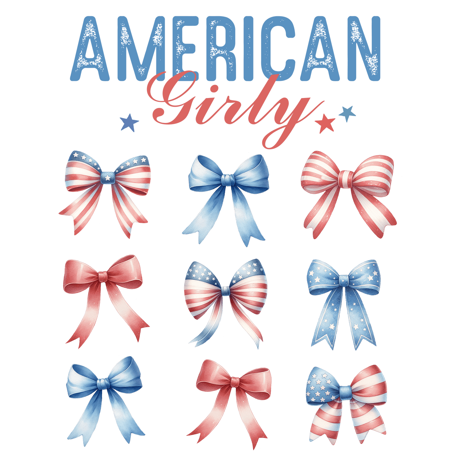 American Mama Design DTF - Ready to Press (V1) | Heat Press Transfer - Heat Press Transfer