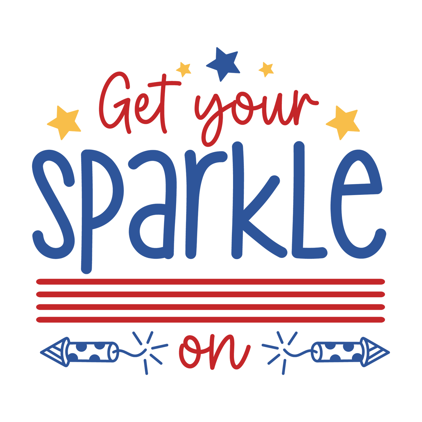Get Your Sparkle On 4th of July Design | Heat Press Transfer - Heat Press Transfer