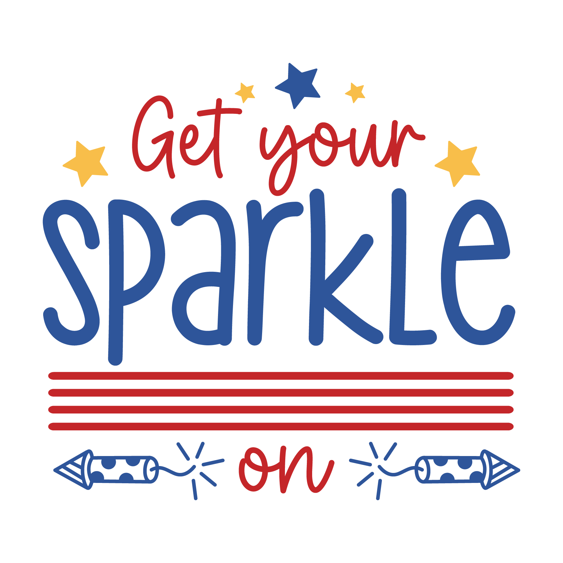 Get Your Sparkle On 4th of July Design | Heat Press Transfer - Heat Press Transfer