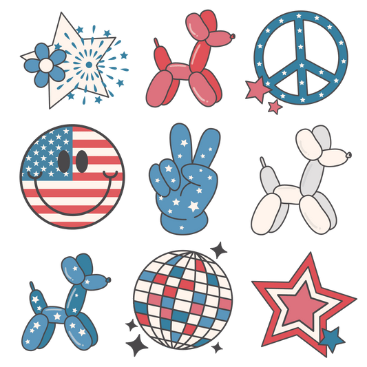 Funny 4th of July Design DTF-Ready Press (V1) | Heat Press Transfer - Heat Press Transfer