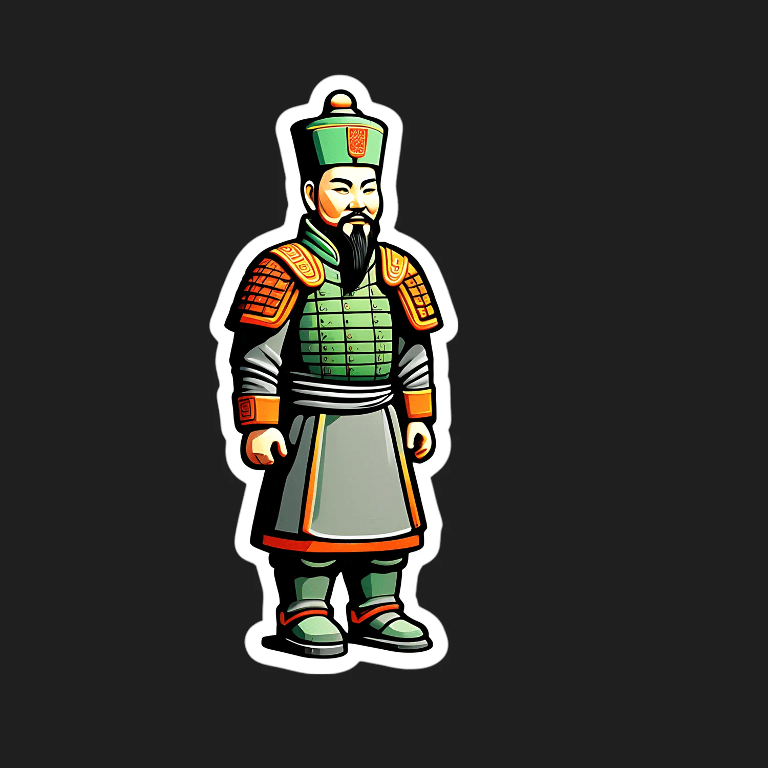 Warrior Queen Sticker - Durable UV Design - Heat Press Transfer