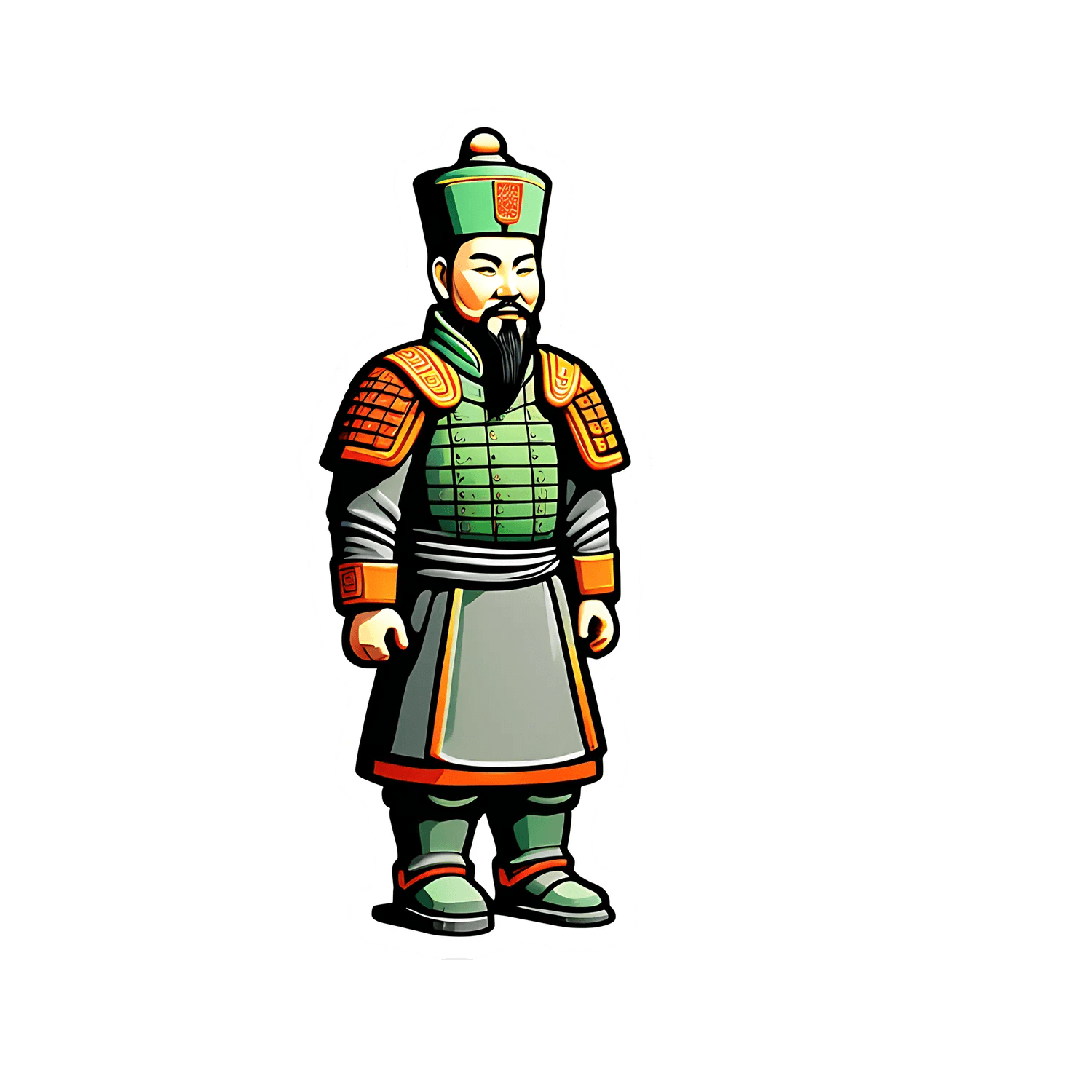 Warrior Queen Sticker - Durable UV Design - Heat Press Transfer
