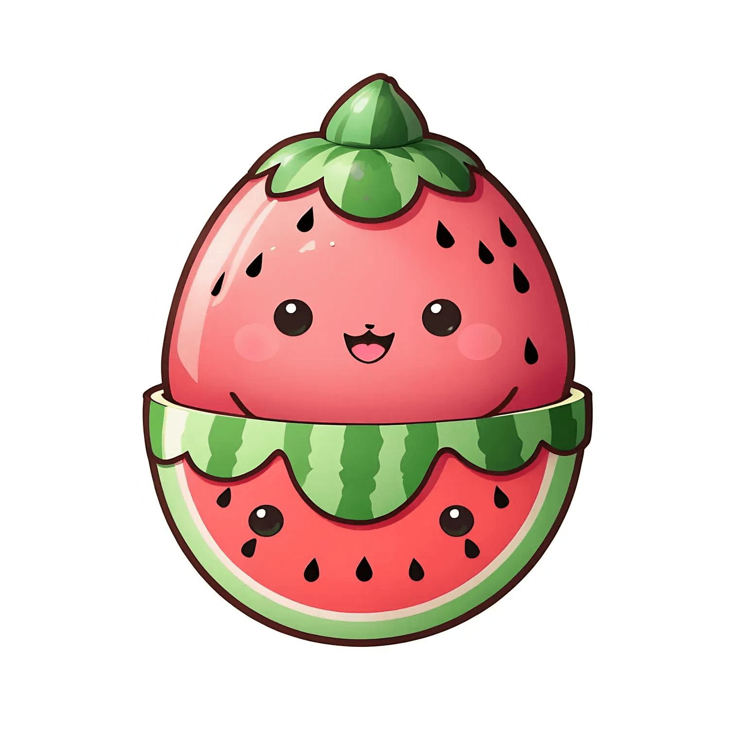 Watermelon Smile - Sticker - Heat Press Transfer