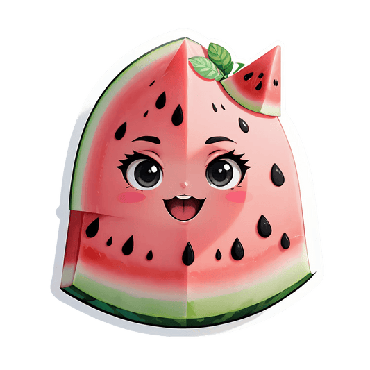 Watermelon Smile - UV Sticker - Heat Press Transfer