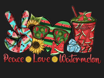 Watermelon Summer Vibes - DTF Ready to Press - Heat Press Transfer