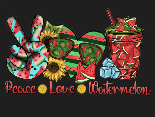 Watermelon Summer Vibes - DTF Ready to Press - Heat Press Transfer