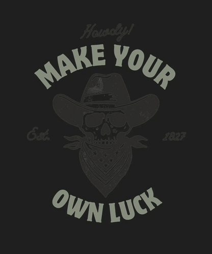 Western Skull - DTF Ready to Press - Heat Press Transfer